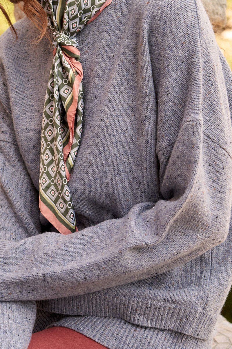 A Multicolor Knit Sweater — Moonlight