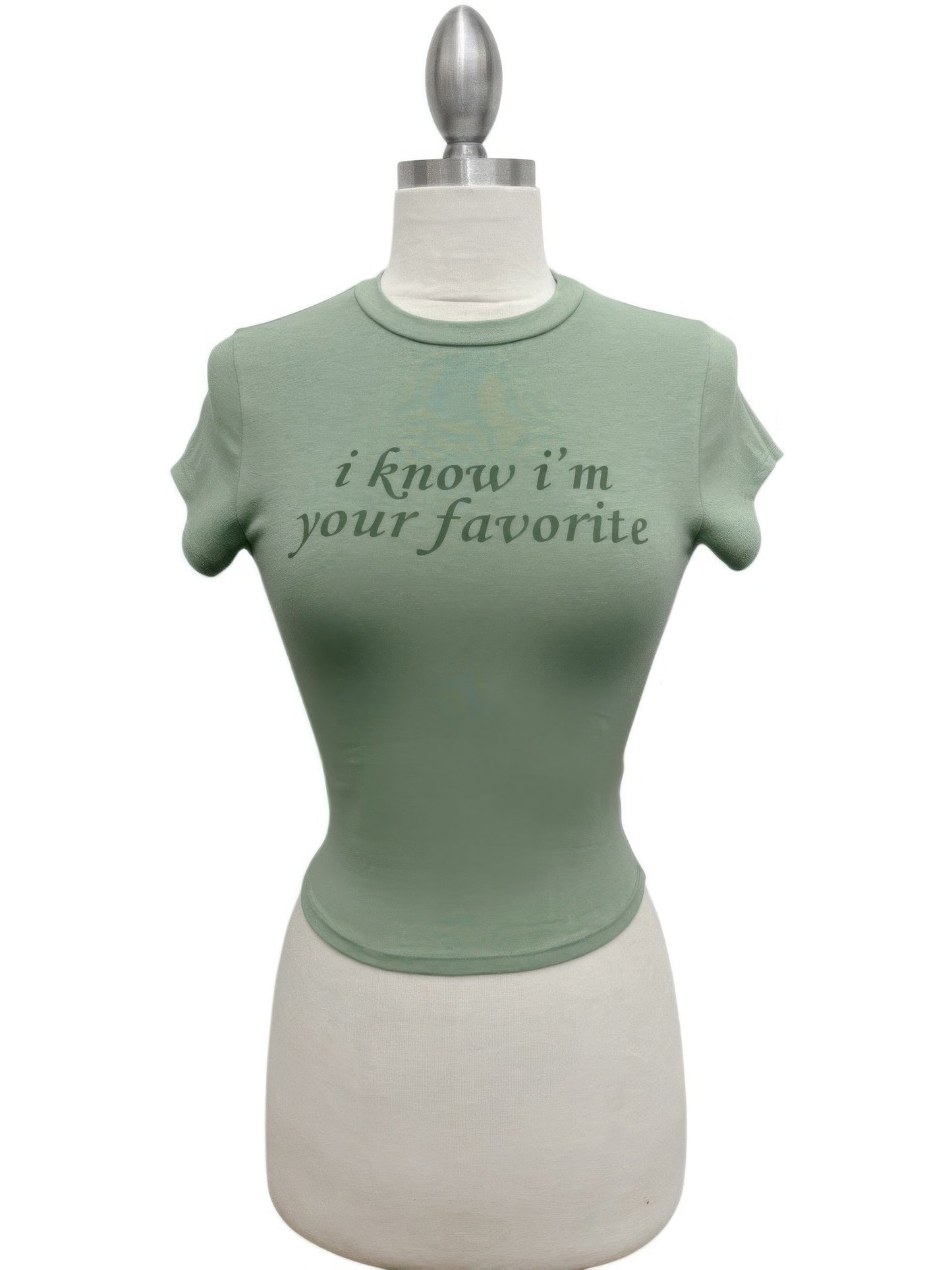 Your Favorite Baby Tee — Sage