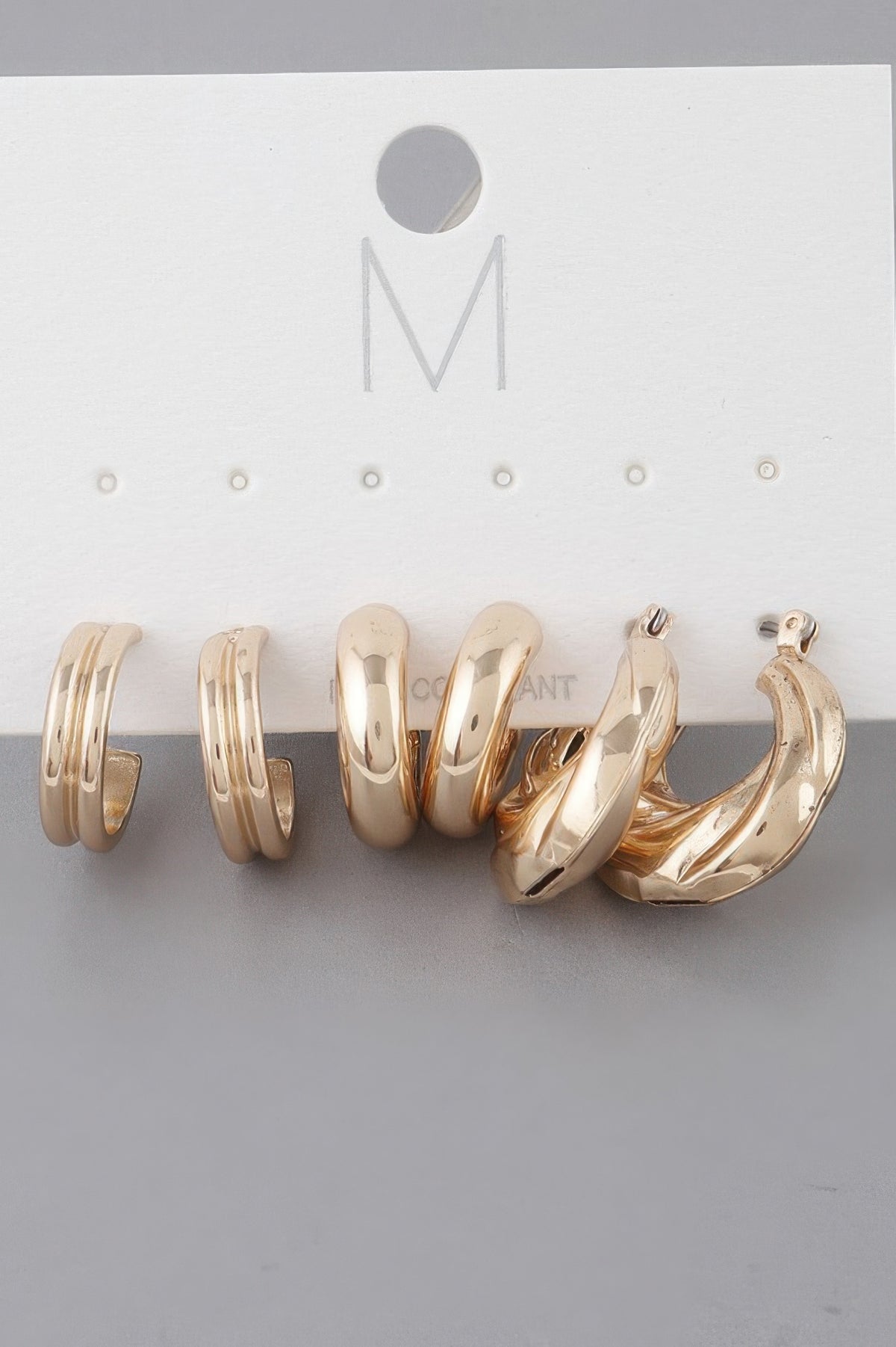 Multi Bulky Hoop Earrings Set — Style 2