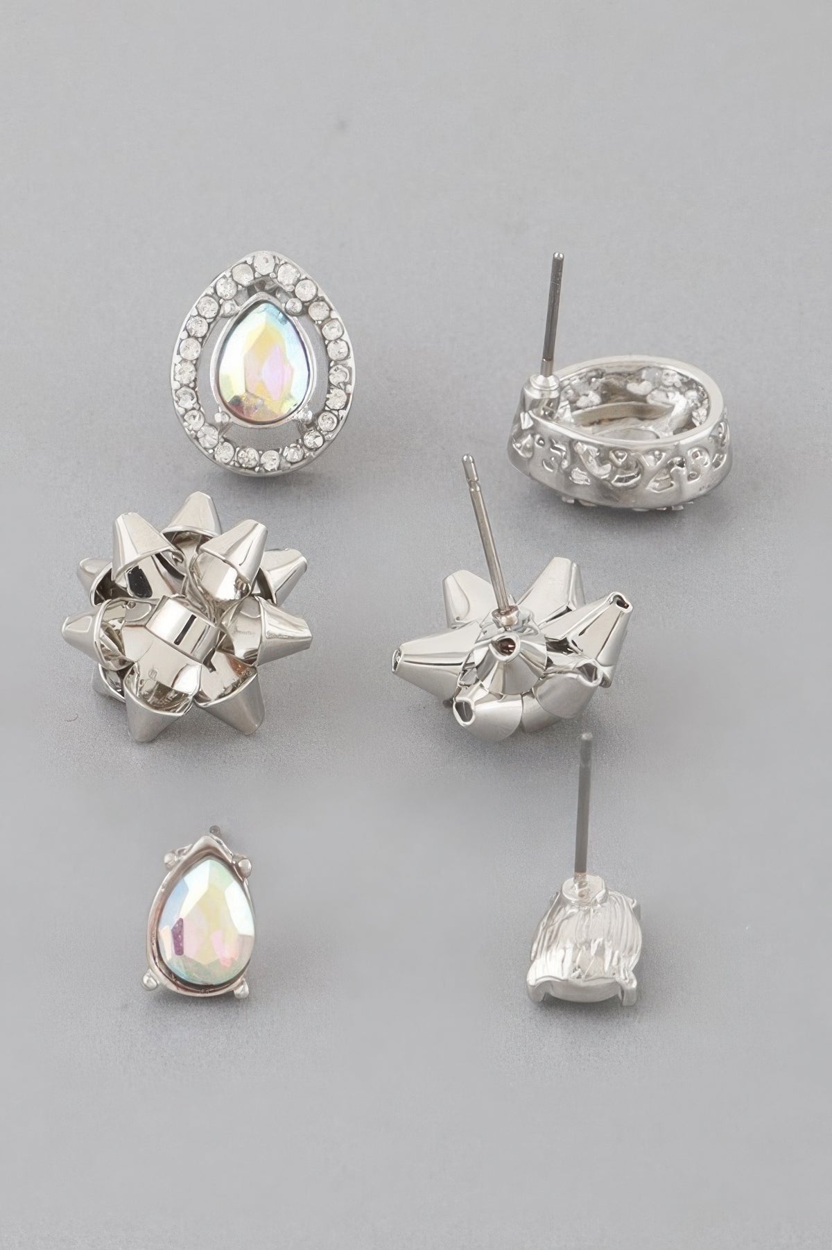 Jeweled Teardrop Gift Earring Set