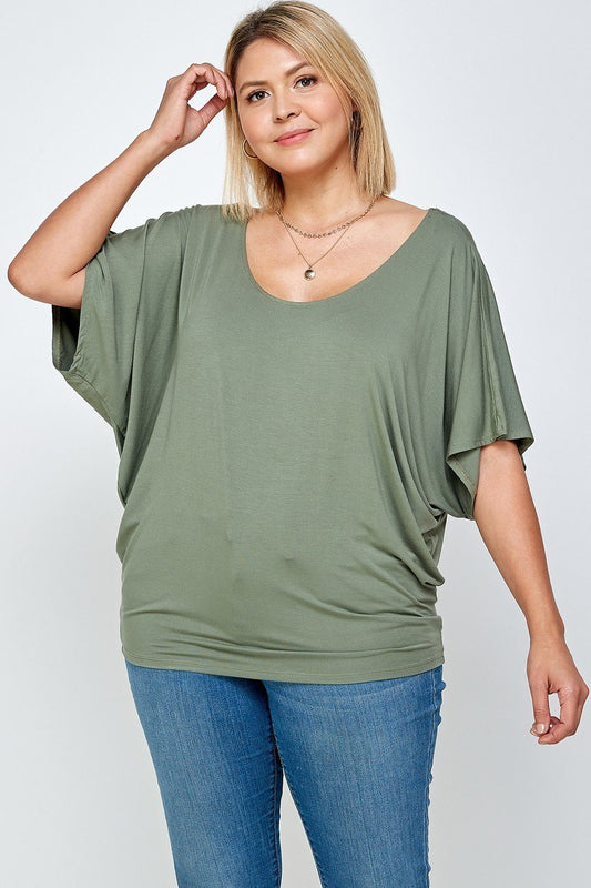 Solid Knit Top, With A Flowy Silhouette — Style 2