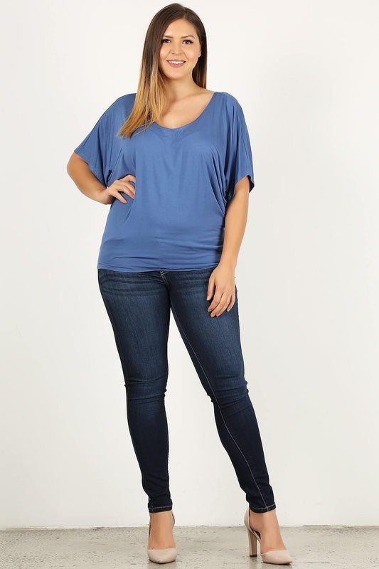 Solid Knit Top, With A Flowy Silhouette — Style 1