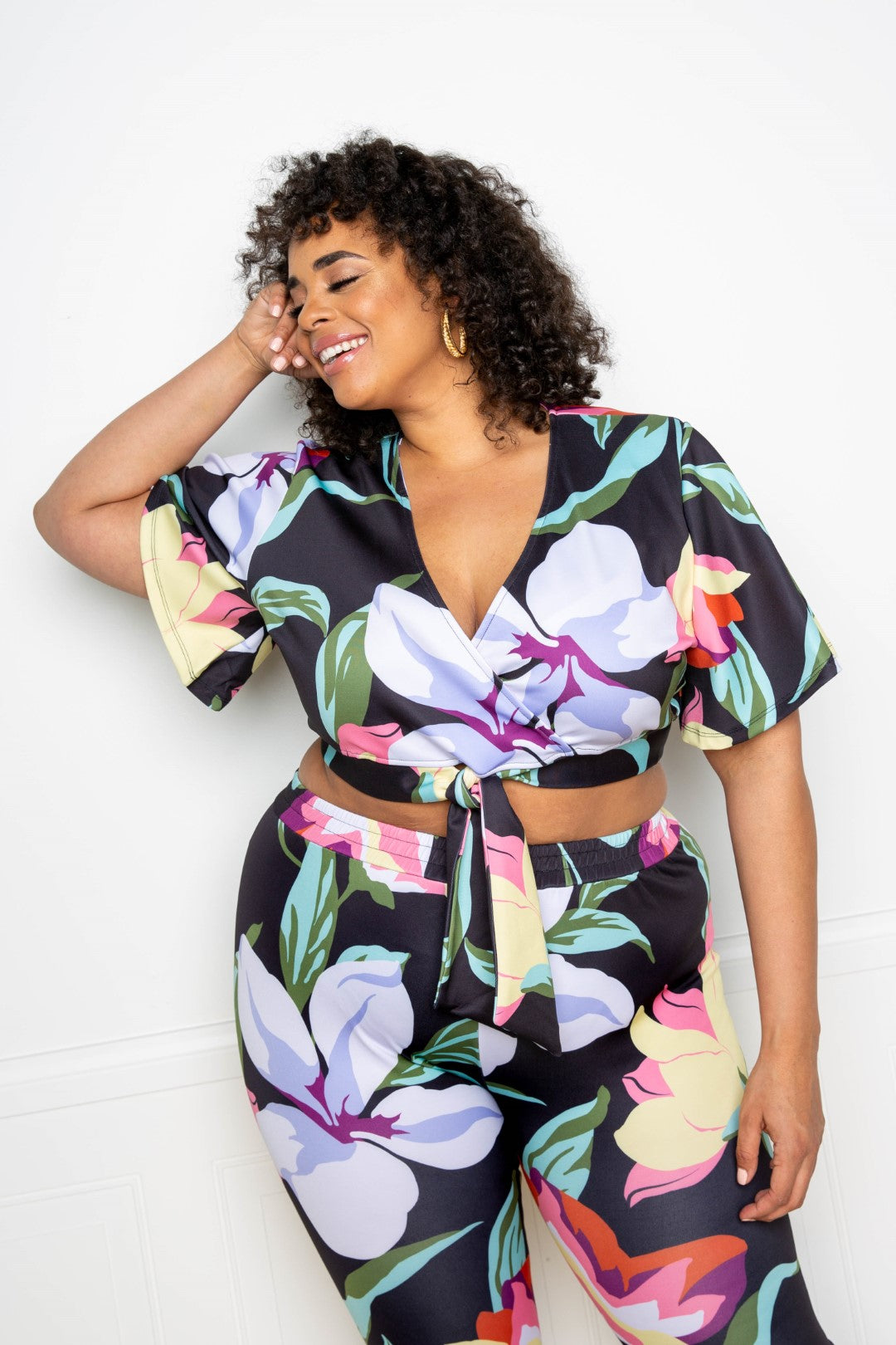 Flower Jogger & Top Set — Style 2