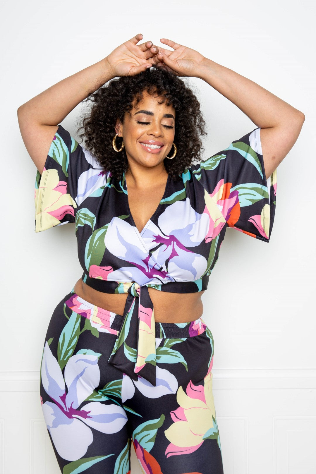 Flower Jogger & Top Set — Style 2