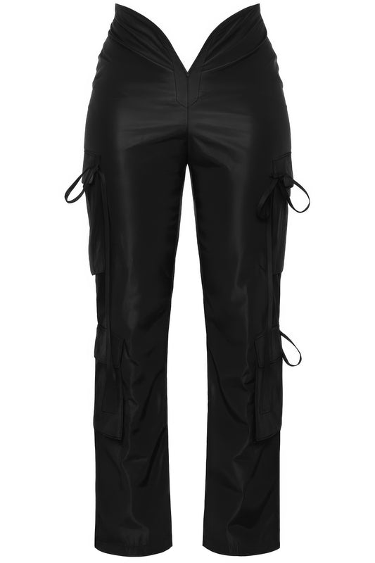 V Cut Cargo Pants