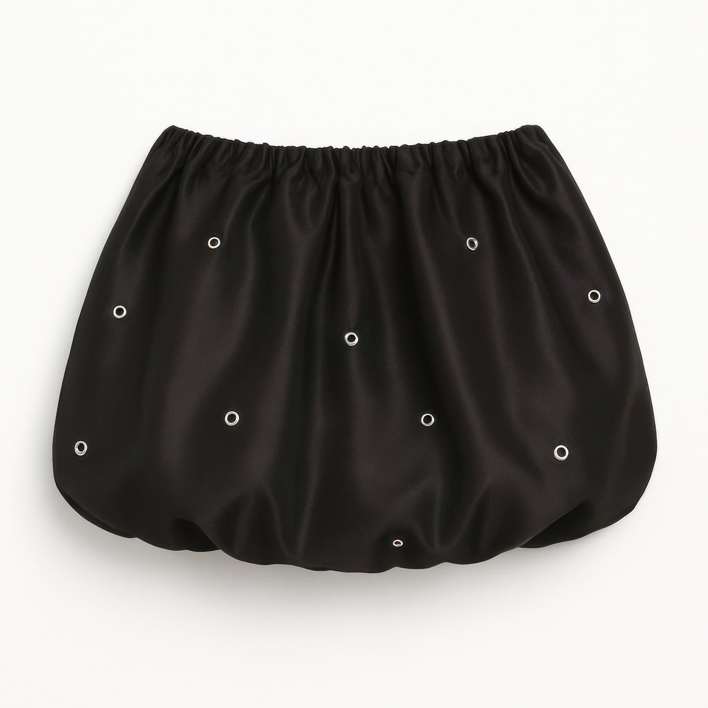 Bubble Lace Up Mini Skirt