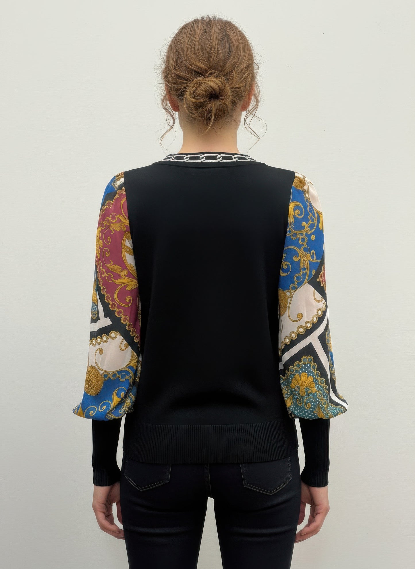 Rio& Rian Pullover Sweater — Black