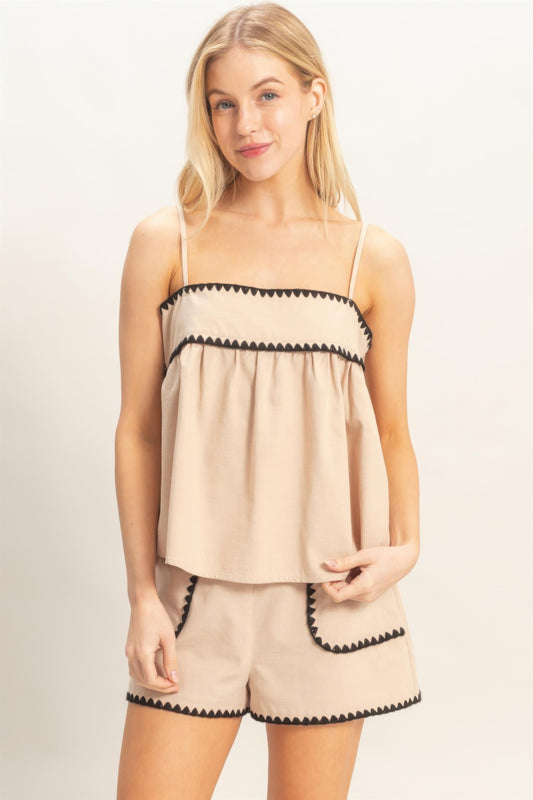 Sleeveless Babydoll Top