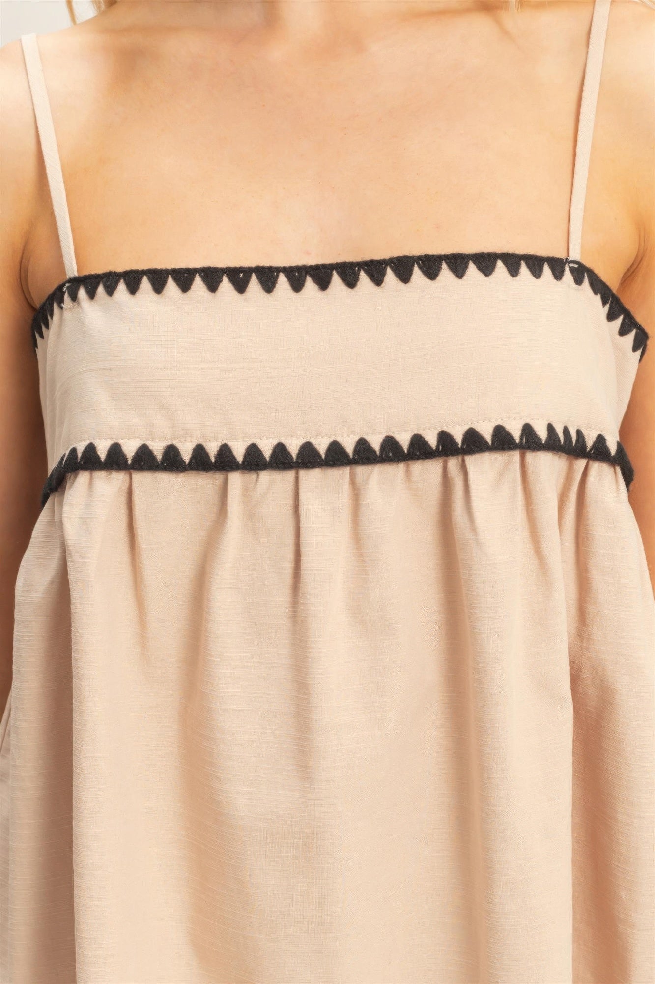 Sleeveless Babydoll Top
