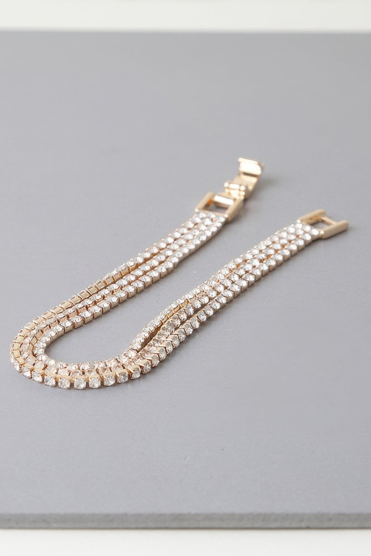 Triple Cubic Jewel Bracelet