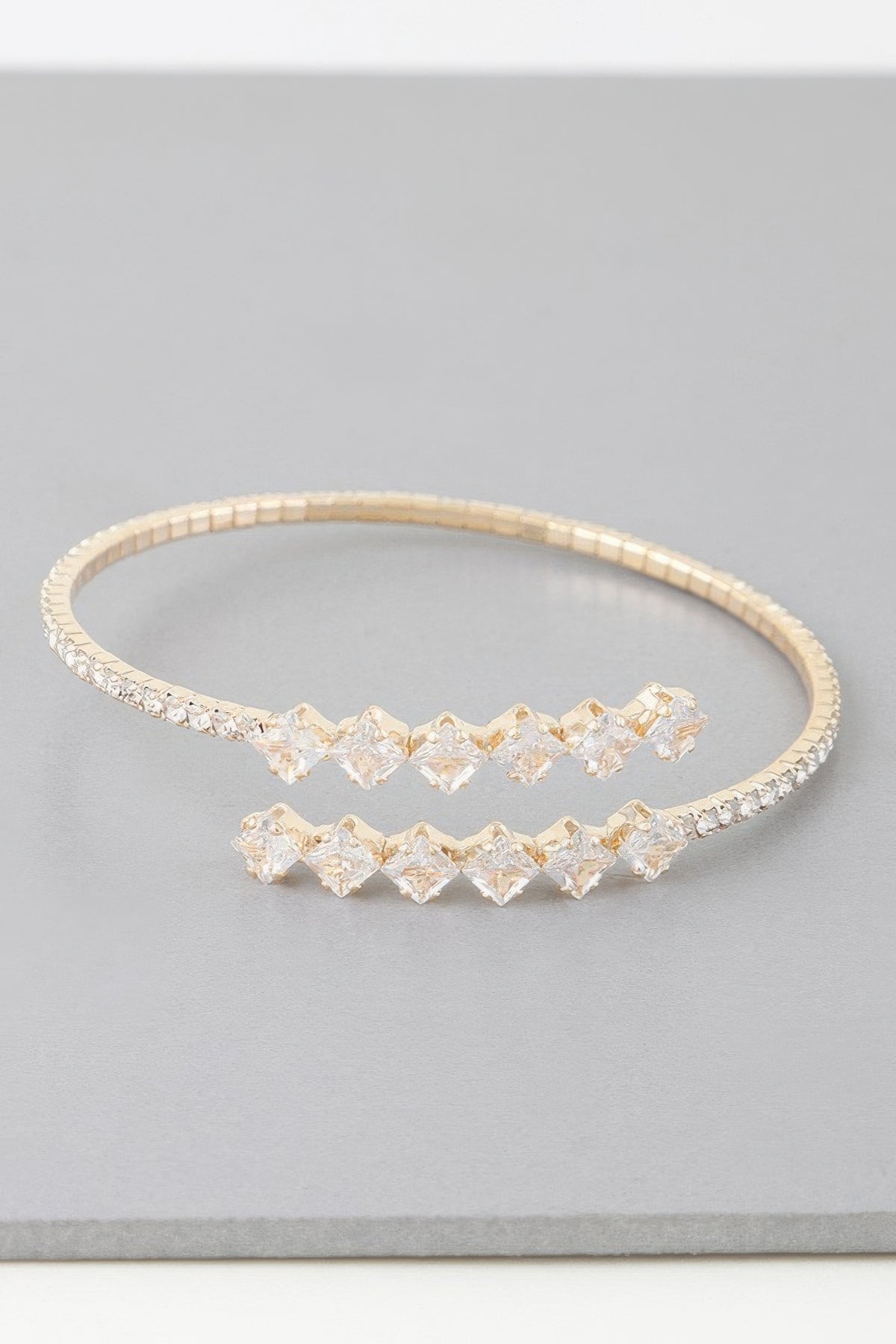 Jeweled Shiny Star Wrap Bracelet