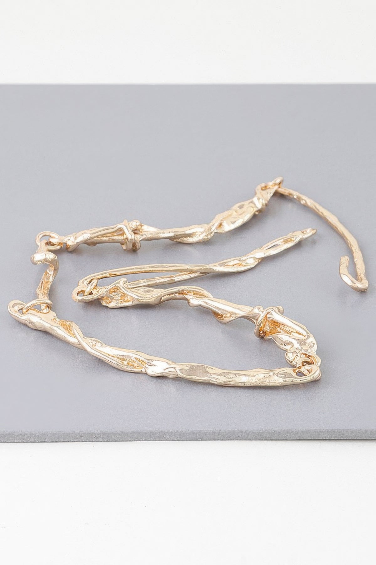 Multi Twisted Abstract Necklace