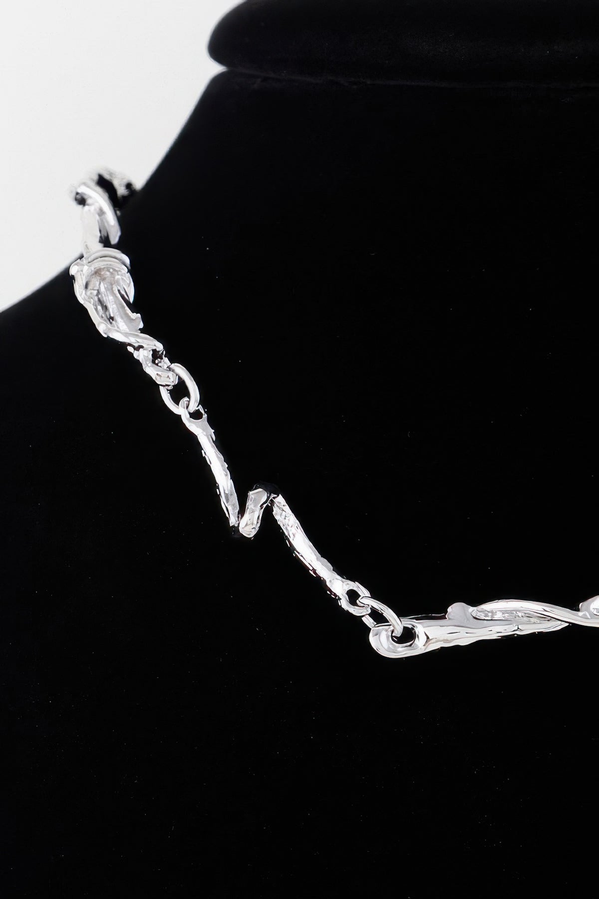 Multi Twisted Abstract Necklace