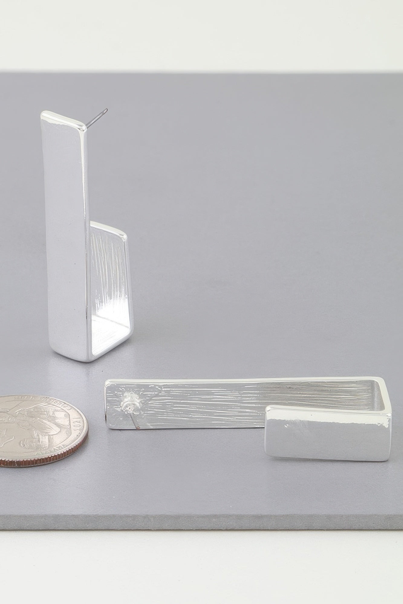 Modern Geometric Frame Hook Earrings