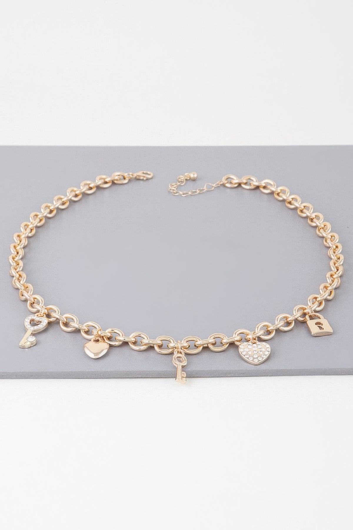 Heart Locker Charm Necklace