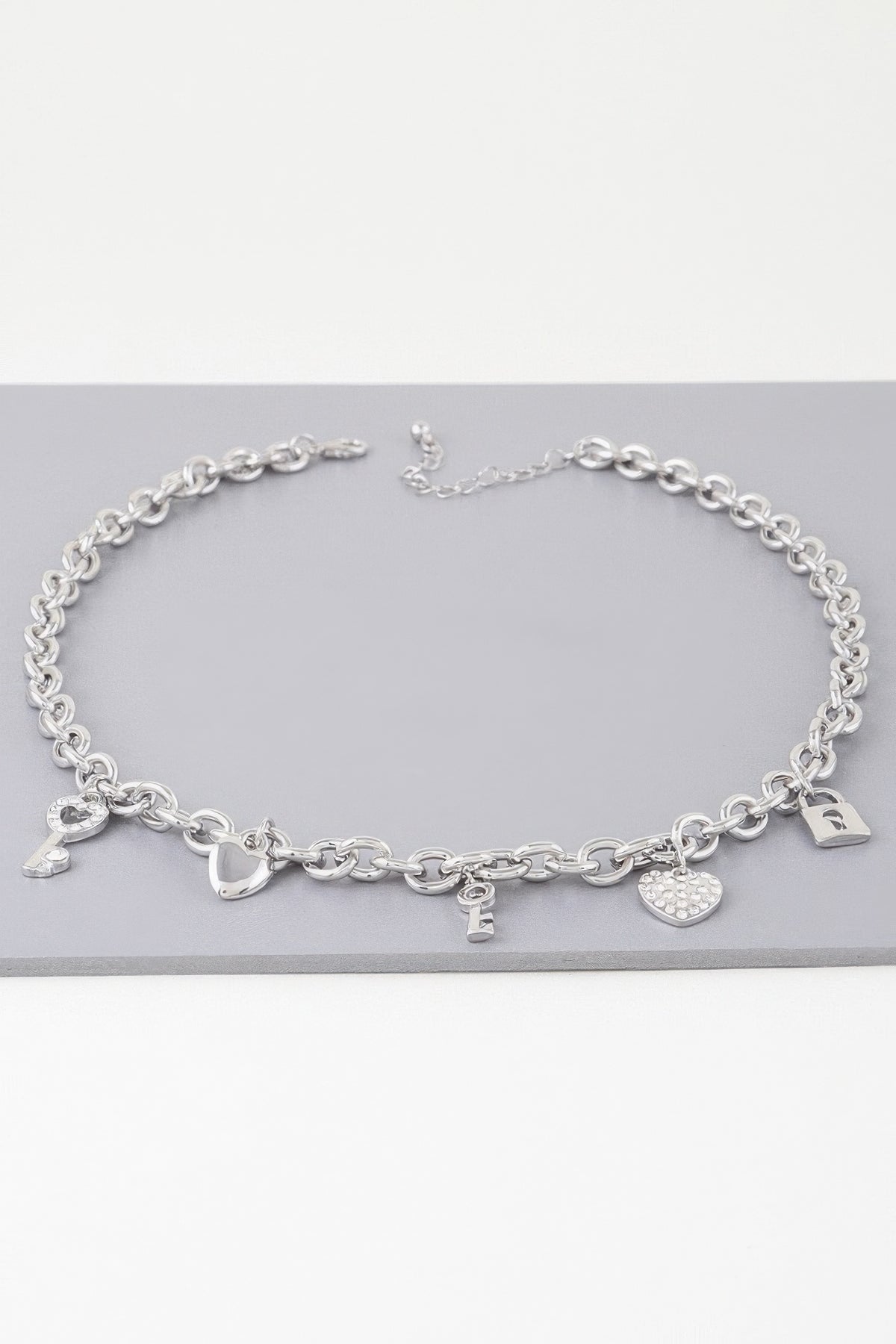 Heart Locker Charm Necklace