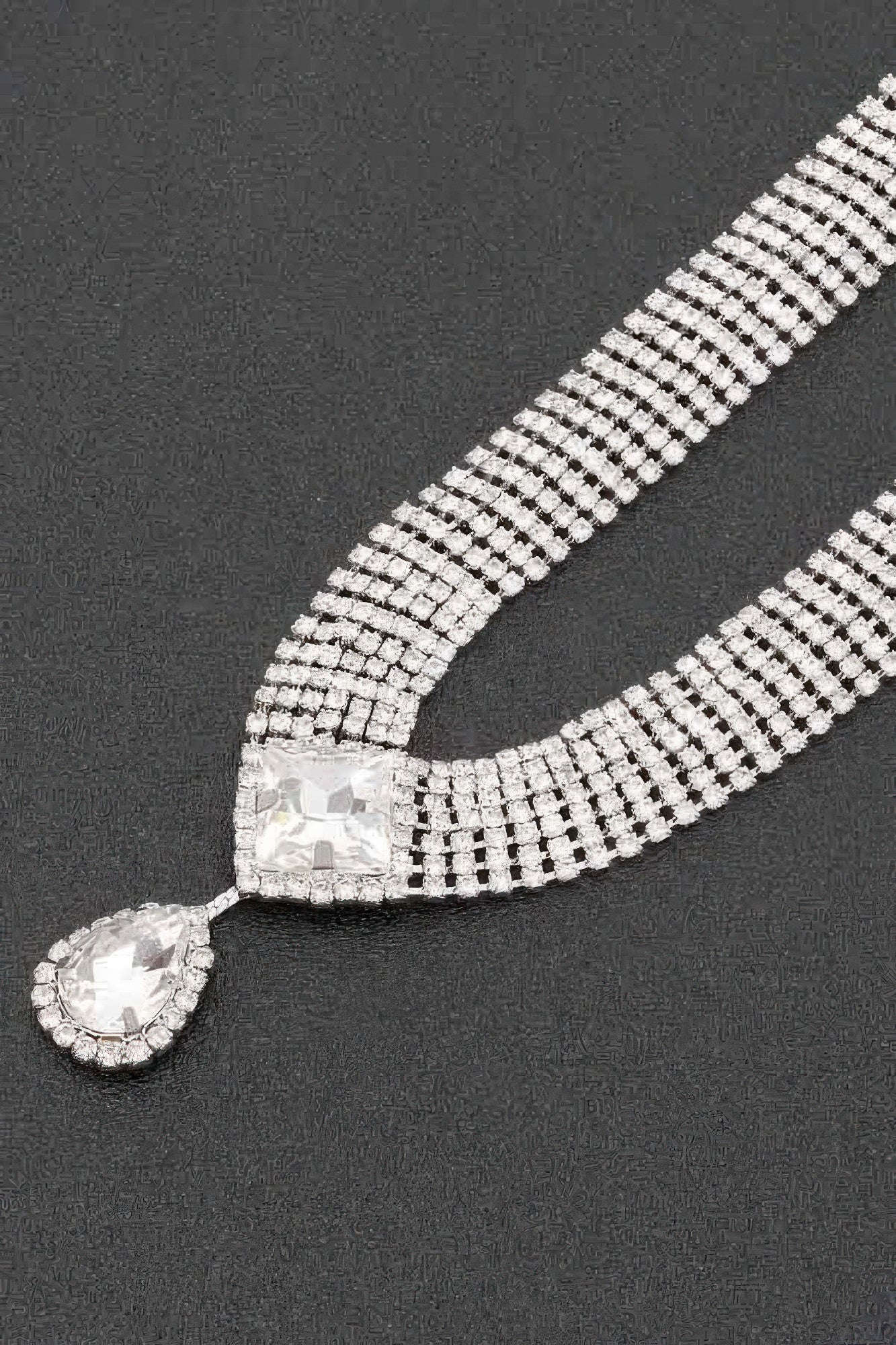 Rhinestone Necklace Set — Style 2