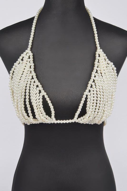 Faux Pearl Harness — Style 2