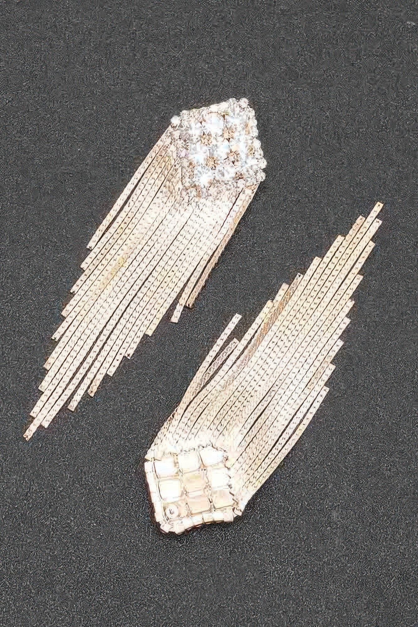 Rhinestone Fringe Earring — Style 2