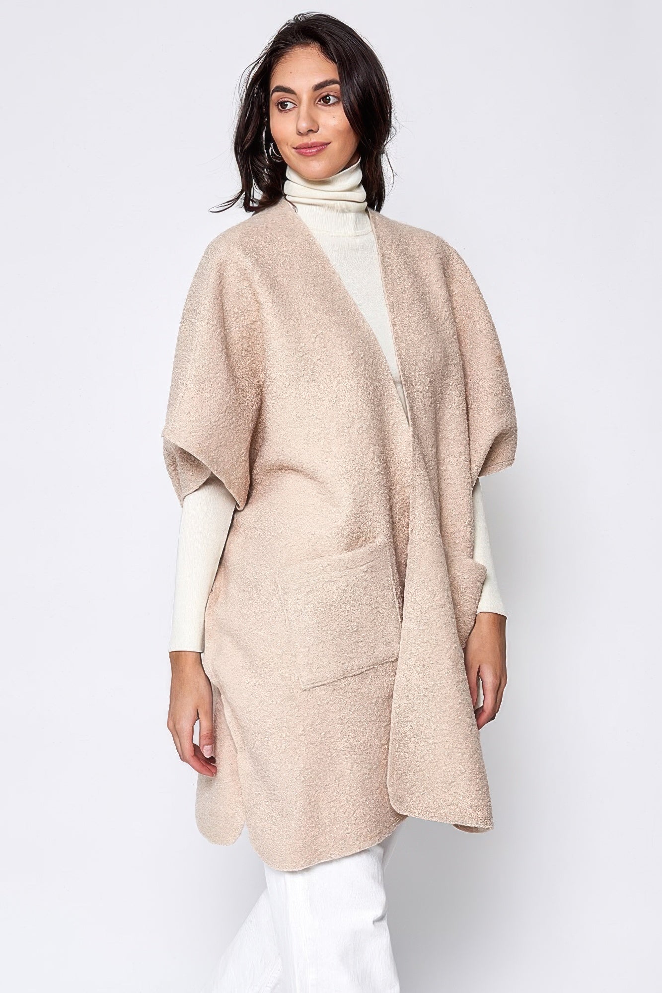 Open Front Pocket Kimono