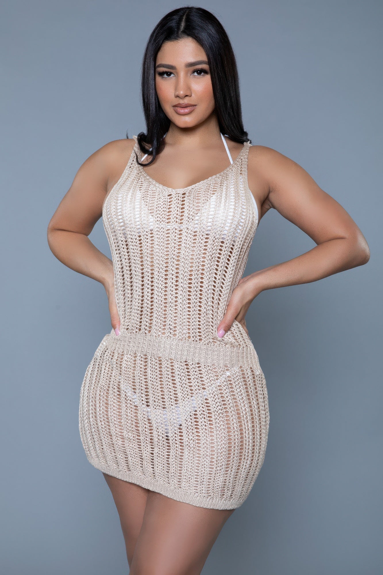 Josephine Crochet Mini Dress — Style 1