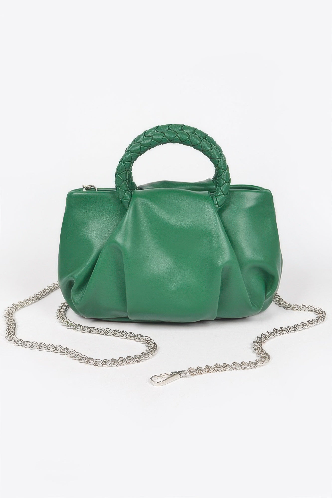 Braided Handle Crossbody Bag