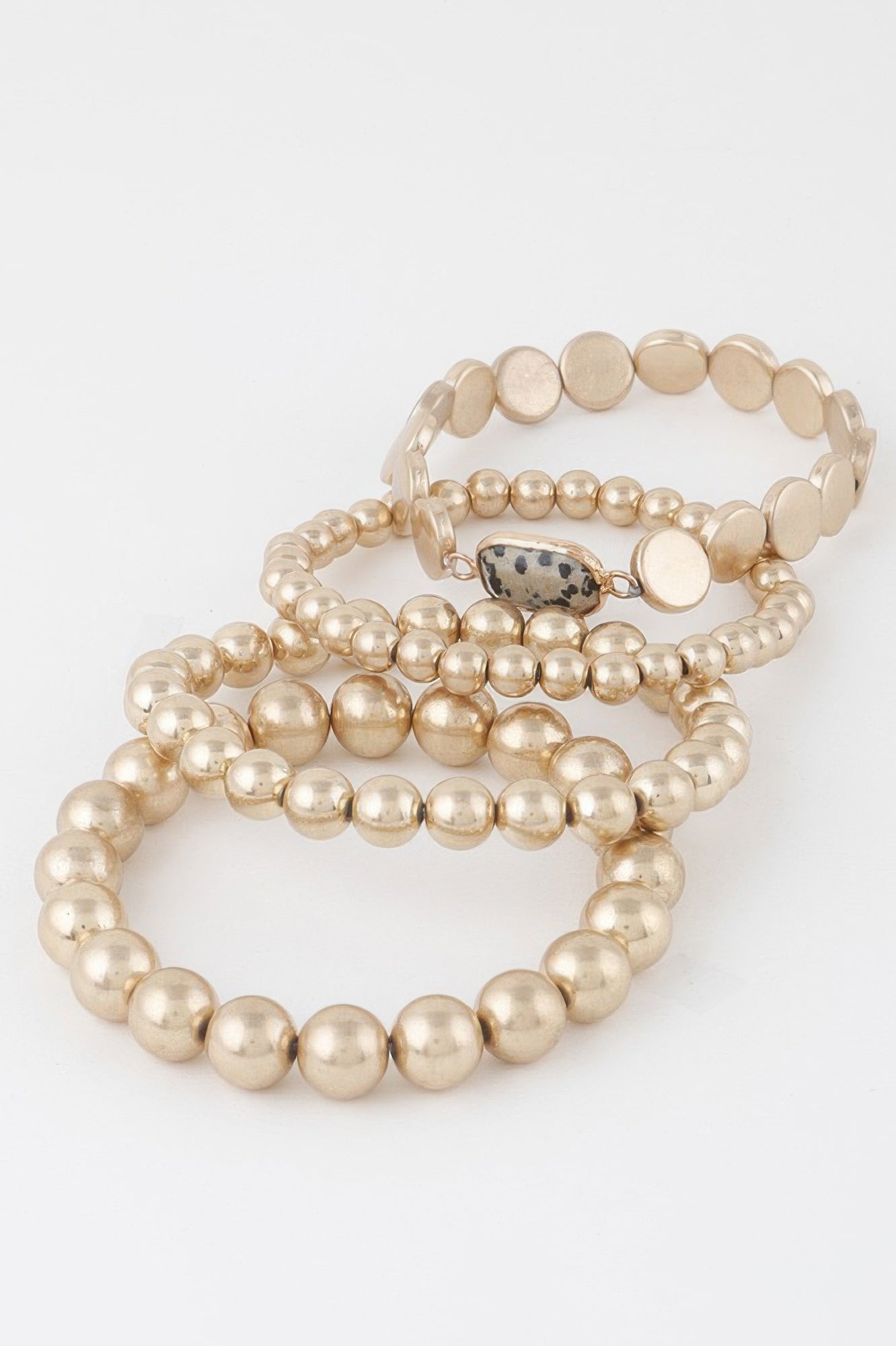 Stone Pendant Beaded Bracelet