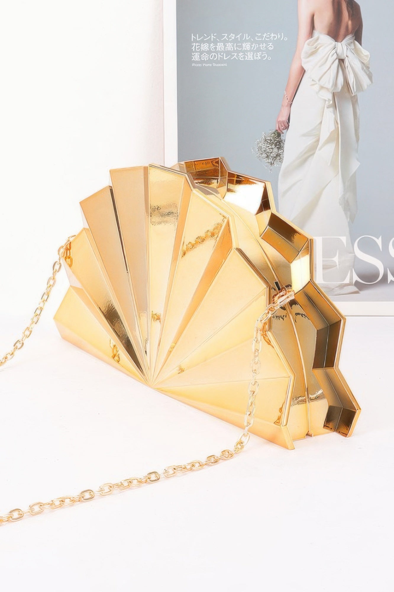 Metallic Acrylic Party Clutch