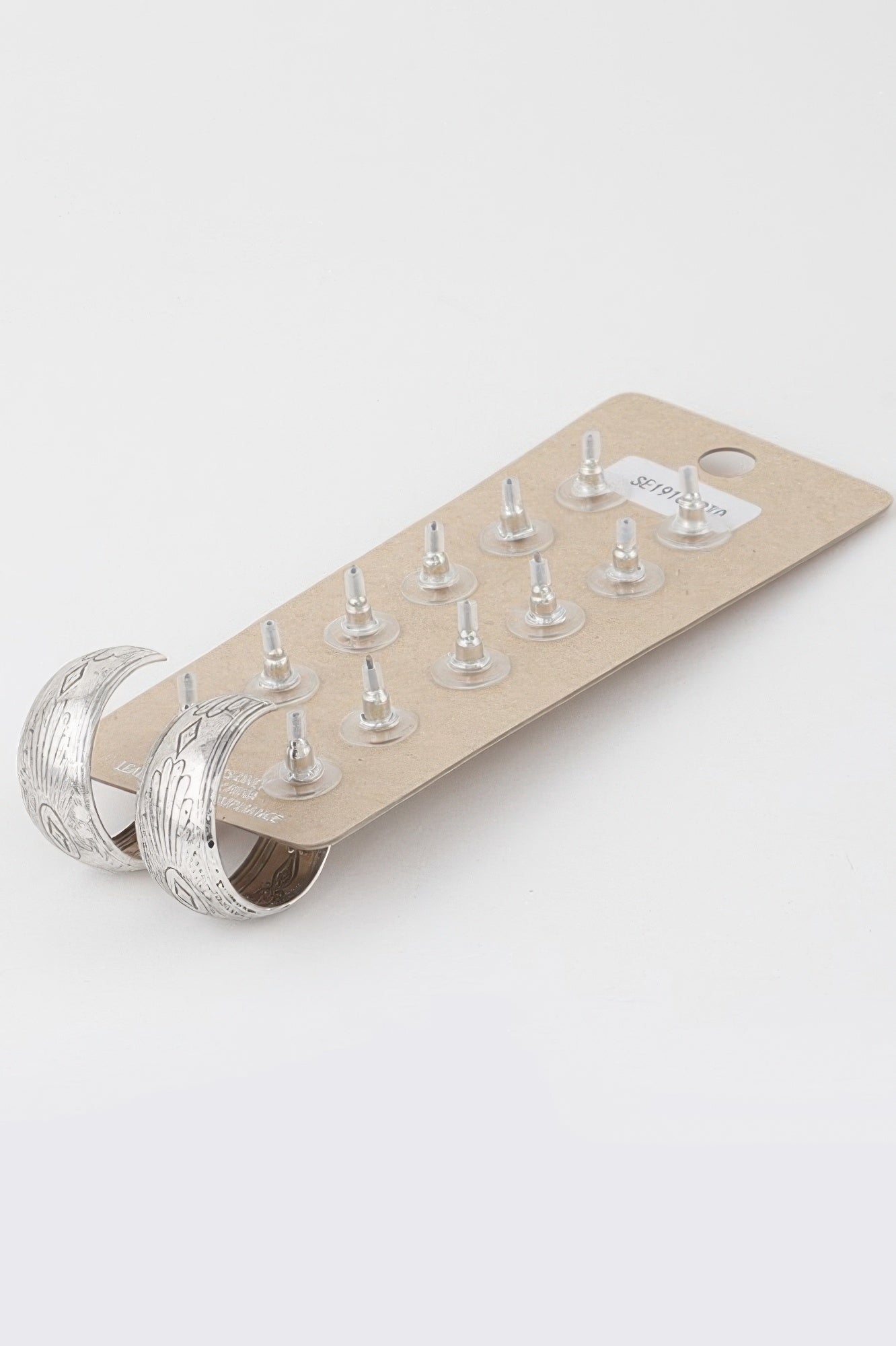 Antique Stone Stud Earrings Set