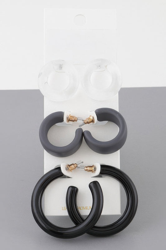 Multi Hoop Earrings Set — Style 2