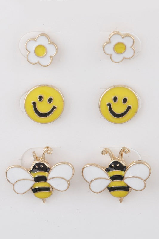 Spring Time Stud Earrings Set