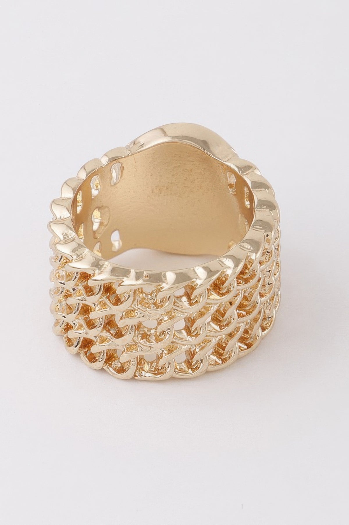 Jeweled Smiley Face Ring