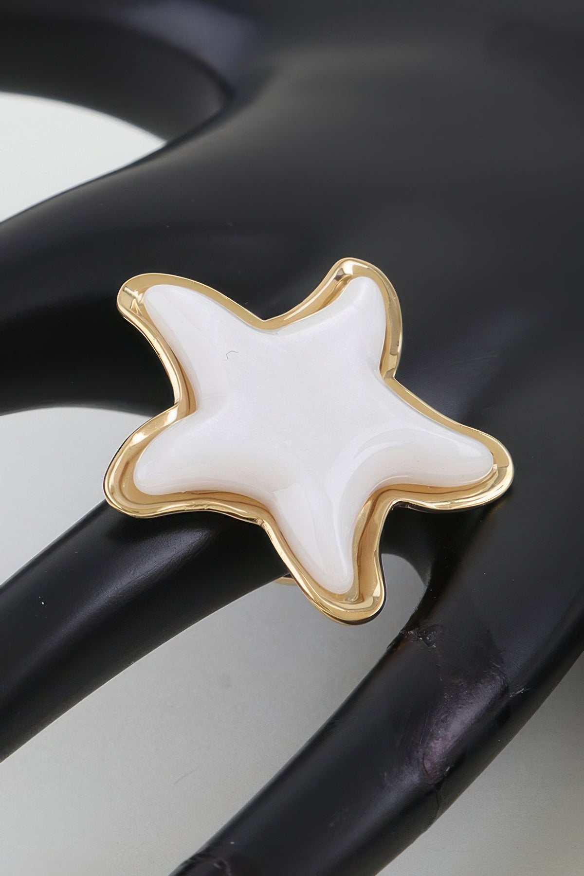 Swimming Star Statement Ring