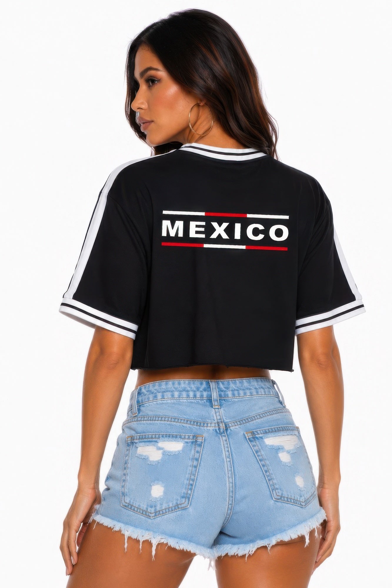 Short Sleeve Cotton Mexico Print Shirt — Style 2