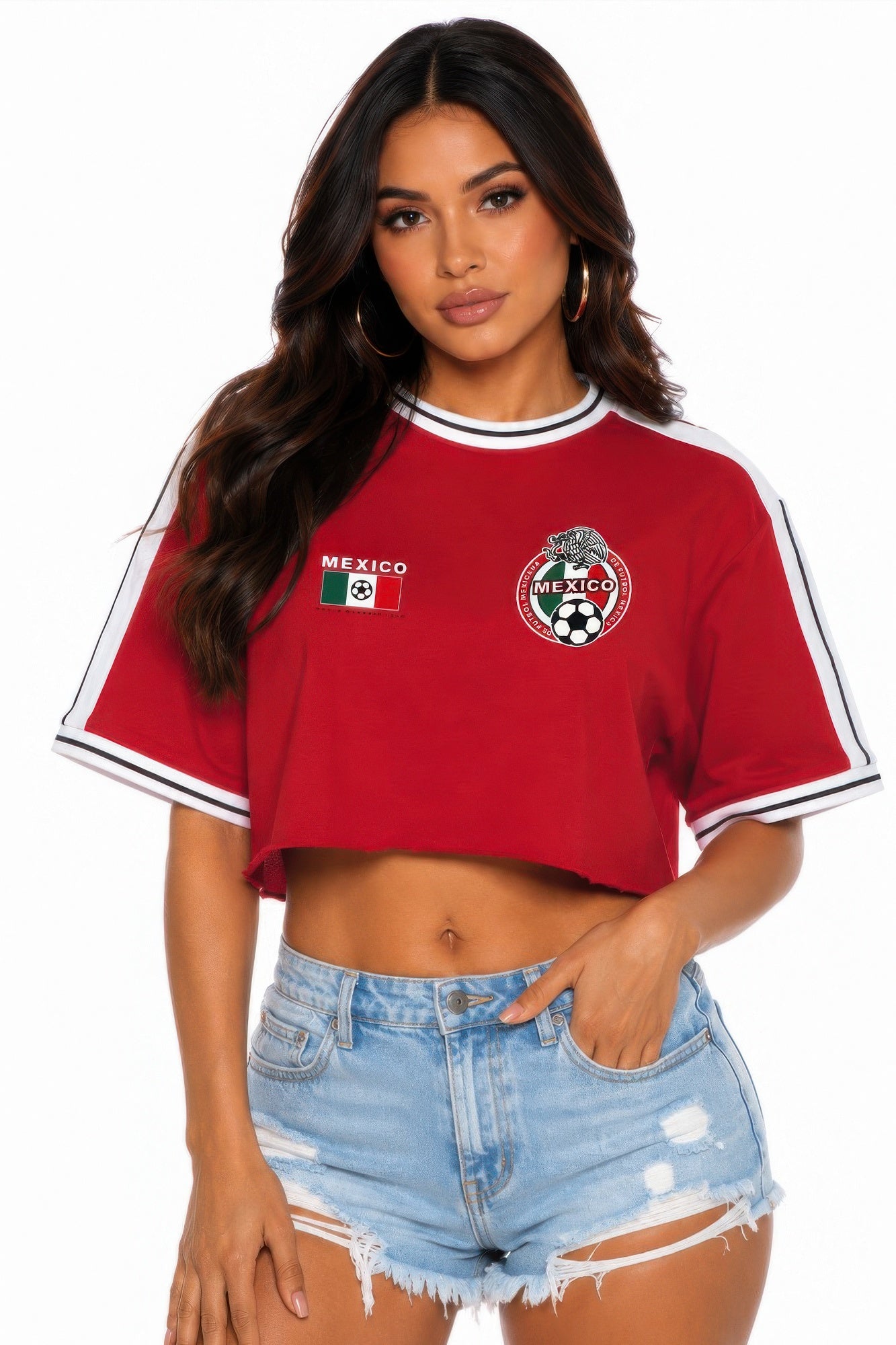 Short Sleeve Cotton Mexico Print Shirt — Style 2