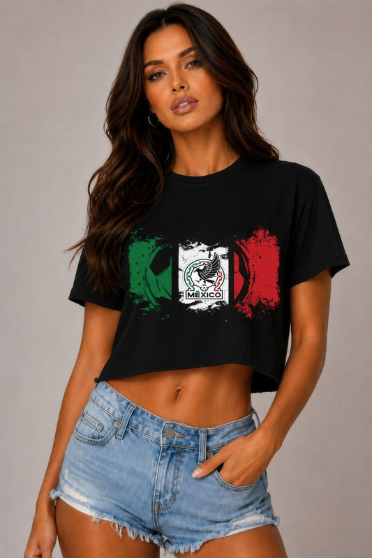 Short Sleeve Cotton Mexico Print Shirt — Style 4